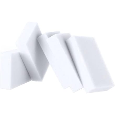 Lot de 20 éponges de nettoyage multifonctions en mousse de mélamine white