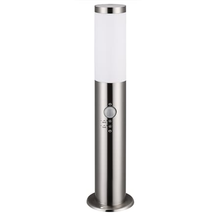 Monzana Buitenlamp – met Bewegingsensor RVS E27 - IP44 Zilver