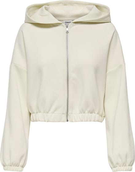 ONLY - ONLSCARLETT LS ELASTIC ZIP HOOD SWT Dames Trui