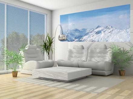 Mountain Scene Photo Wallcovering