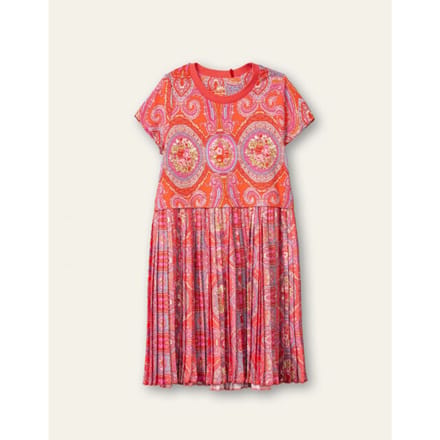 Oilily Thousand jersey jurk- maat92/2T Oranje Crush
