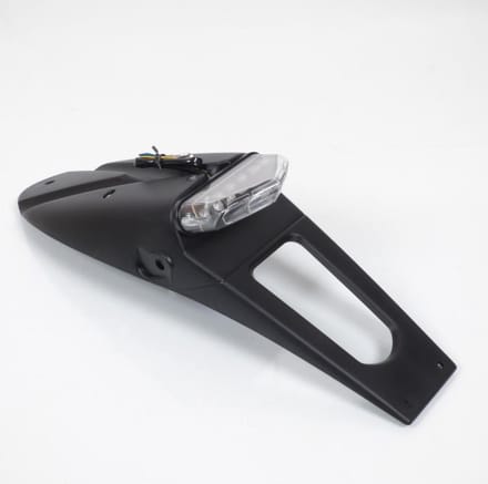 achterspatbord één voor auto 6 led 12v transparant écl plaq nieuw