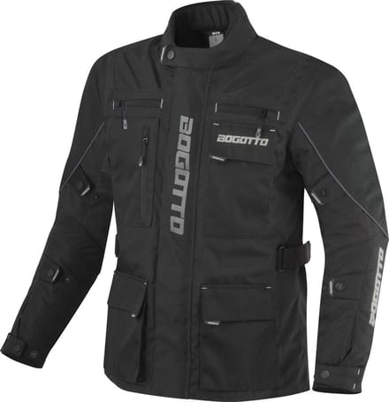 Bogotto Covelo Waterdichte Zwart Textiele Motorjas - Jas