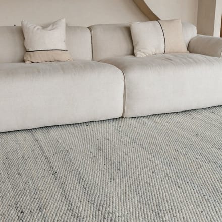 Wollen Vloerkleed Novara Beige/Grijs Eva Interior - 160 x 230 cm - (M)