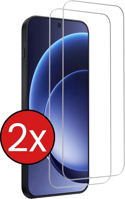 Screenprotector - 2 Stuks - Geschikt voor OnePlus 15 - Extra Sterk - Beschermglas - Gehard Glas - Tempered Glass - Screen Protector