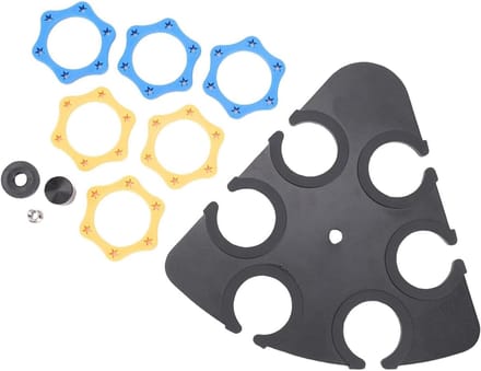 Microfoonclip - Microfoonhouder - Opgeruimd Bureau - Brede Diameter - 3.6 cm - Mat Zwart