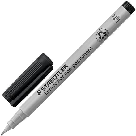 Viltstift Staedtler Lumocolor 311 non permanent S zwart
