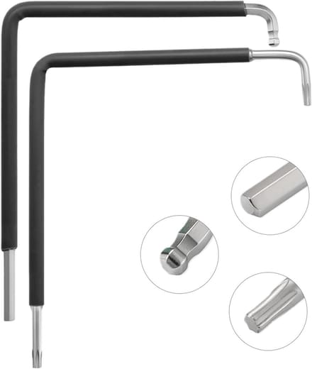 Moersleutel Set - Inbussleutel Torx - Raamkozijn Onderhoud - Kogelkop Ontwerp - 4 mm T15 - Niet gespecificeerd