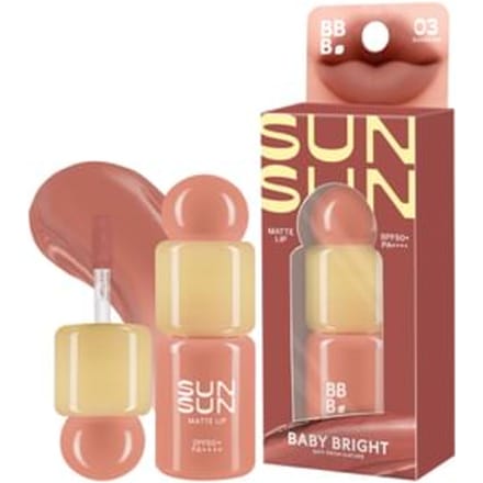 Baby Bright - Sunsun Matte Lip SPF 50+ PA++++ 03 Sunbeam