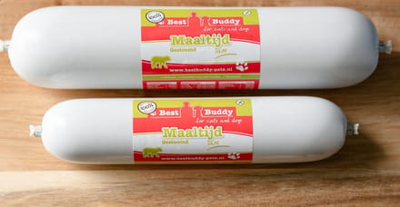 Gestoomde Maaltijdworst Lam 800 gram - Glutenvrij - Best Buddy Pets