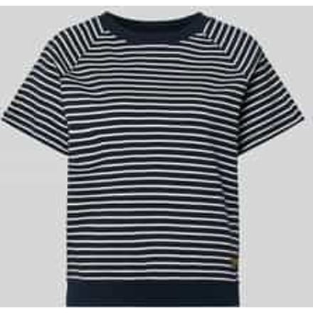 Relaxed fit T-shirt van Katoenmix met Labelpatch