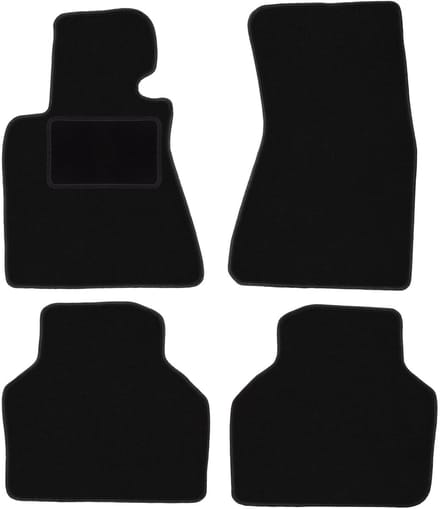 Zwarte veloursmatten voor: BMW 7 E66 sedan lang (2001-2008)