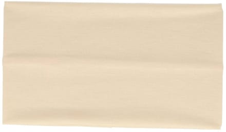 Haarsoires Haarband Stof 9cm - Basic - Crème - Comfortabel & Elastisch – Voor Sport of Dagelijks Gebruik