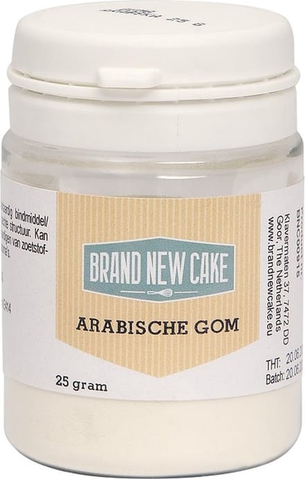 BrandNewCake® Arabische Gom 25gr - Bindmiddel - Plantaardig - Bakingrediën