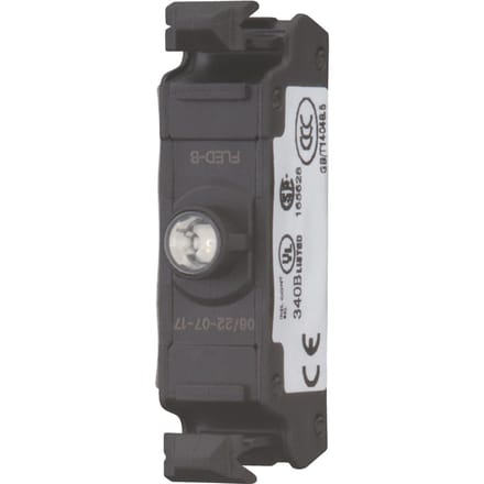 Blauwe Led Paneelmontage Indicator 12-30V Ac/Dc - 180796