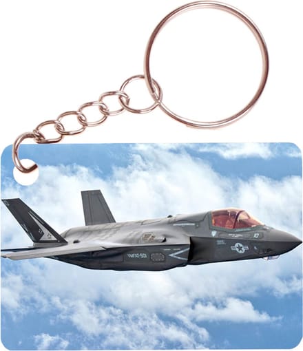 Sleutelhanger 6x4cm - F-35 Lightning US Airforce