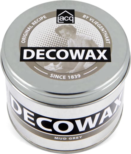Lacq Decowax Mud Grey - Decoratieve Interieurwas - Wax- 370 ML - Hout- Vloeren - Meubels
