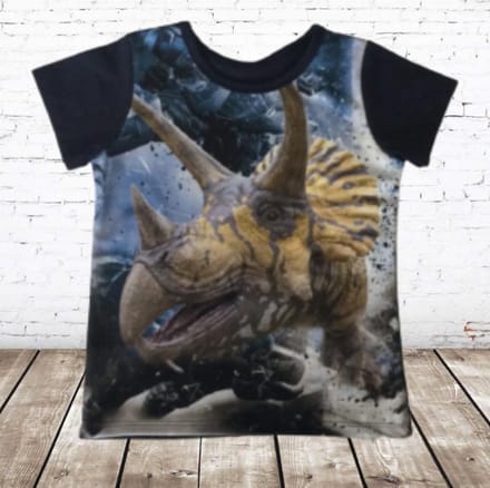 Dino shirt JM808 - Blauw - 86/92
