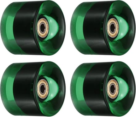 Longboard Wielen 60mm met ABEC-11 Lagers, 4-Pack Cruiser Skate Wielen 80A