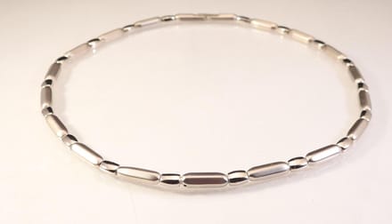 Pronkjuweel Titanium Collier lengte 43cm 7019