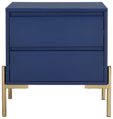 Vente-unique Kast met 4 deuren en 3 lades - Met spiegel - B196 cm - Zwart - LIZANDRO