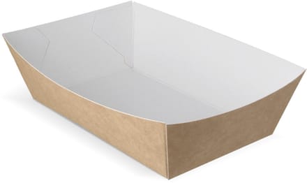 Snackbak Kraft A13 130x77x35mm 50 stuks
