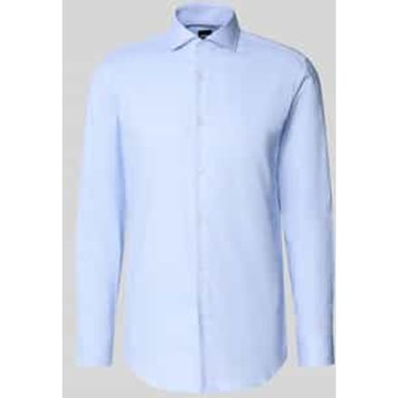 slim fit zakelijk overhemd van met extra lange mouw model 'H-HANK-SP-C1'