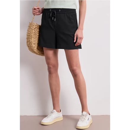 Korte broek met structuur in Loose Fit