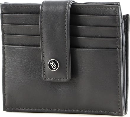 MANDARINA DUCK Leren Kaarthouder Downtown Credit Card Holder Iron Gate Donkergrijs