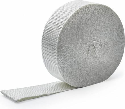 Wit 5cm x 10m x 1.5mm uitlaatband