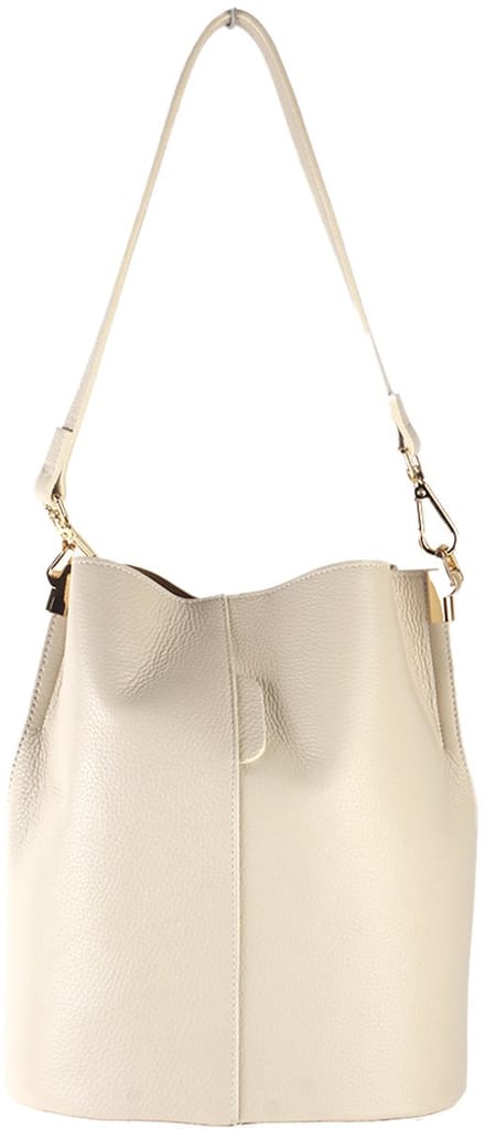 Giuliano lederen handtas Adriana - Made in Italy - Beige