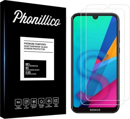 Screenprotector voor Honor 8S - 2 stuks Beschermglas van glas Transparante glazen schermbeschermfolie