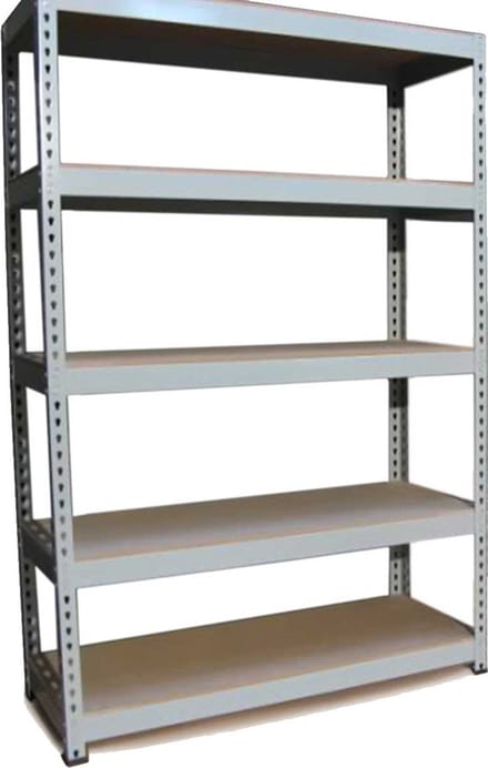 Q-rax stellingkasten - grijs - 120x50x180cm - 200kg draagvermogen