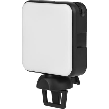Andoer W36 Mini LED-videolamp Draagbare fotografielamp met instelbare kleurtemperatuur van 5600K zwart