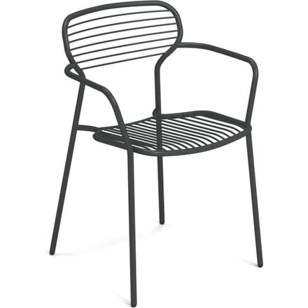 Emu Apero Armleunstoel - antiekijzer