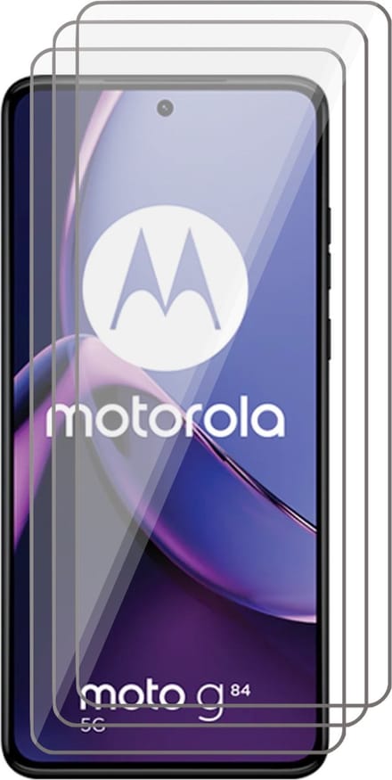 Screenprotector geschikt voor Motorola Moto G84 - 3x Glas Screen Protector