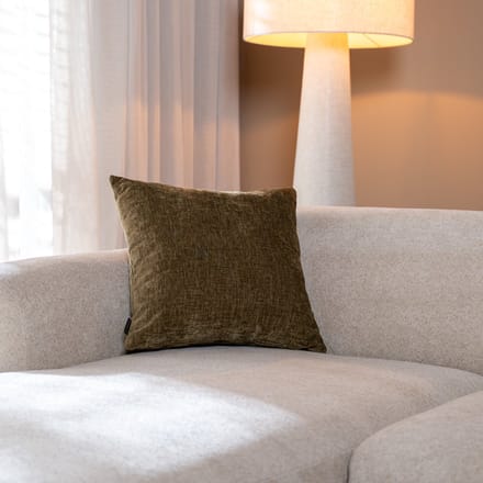 Bronx71® Sierkussen Evi chenille olijf groen 45 x 45