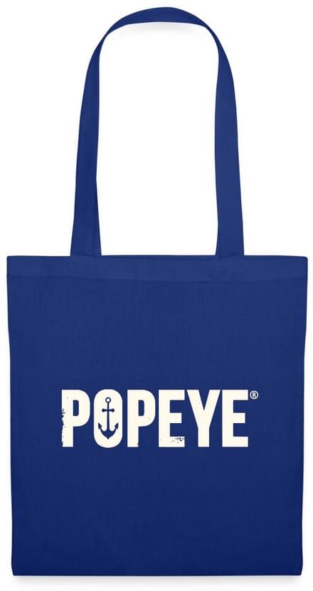 Popeye White Titel Tas Van Stof Schoudertas