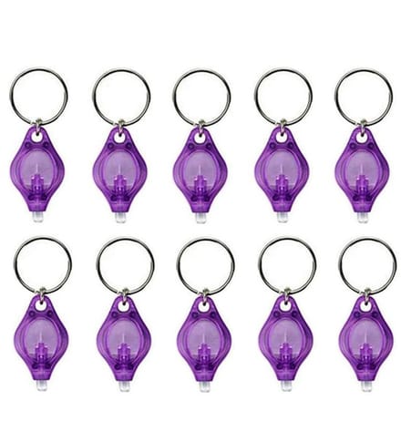 Onf3 - Mini Sleutelhanger Zaklamp - LED Licht - Compact en