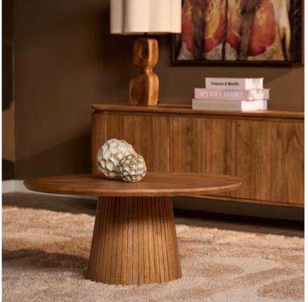 Starfurn - Salontafel Lana - Bruin - 80x80x38 cm