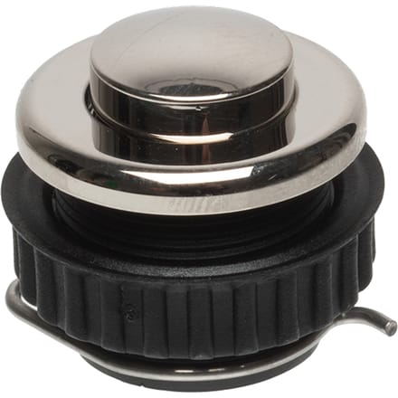 Grothe 62026 Belknop 1-voudig Nikkel 12 V/1,5 A