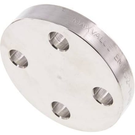 Blindflens DN15-PN40 RVS 1.4571 DIN 2527 En EN 1092-1 (Type 05)