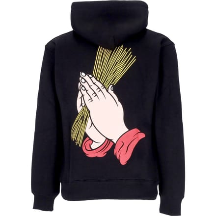 Holy Pasta Hoodie Herensweatshirt Zwart