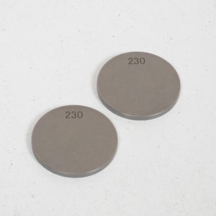 paar motorfiets klepschijven diameter 29mm dikte 2,3mm nieuw
