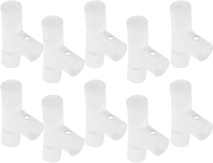 Badkuip Frame Connector - Opvouwbaar Bad Frame - Ruimte Besparen - Praktische Vouwfunctie - 10 Stuks - Wit