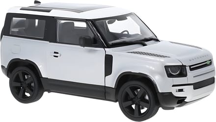 Welly Modelauto / speelgoedauto - Land Rover Defender 2020 - zilver - 8 x 8 x 18 cm - schaalmodel