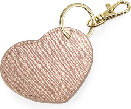 Sleutelhanger hart rose gold - Accessoires voor tassen