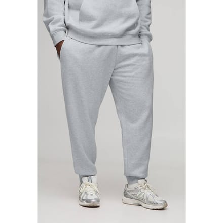 Plus Essential Regular Fit Joggers | Grey Marl | Size 3XL