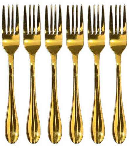 Kadirelli Dessertvork - 12 Stuks - Goud