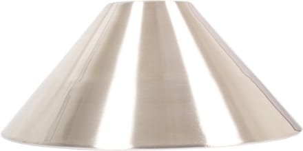 Lampenkap geborsteld staal 35 cm